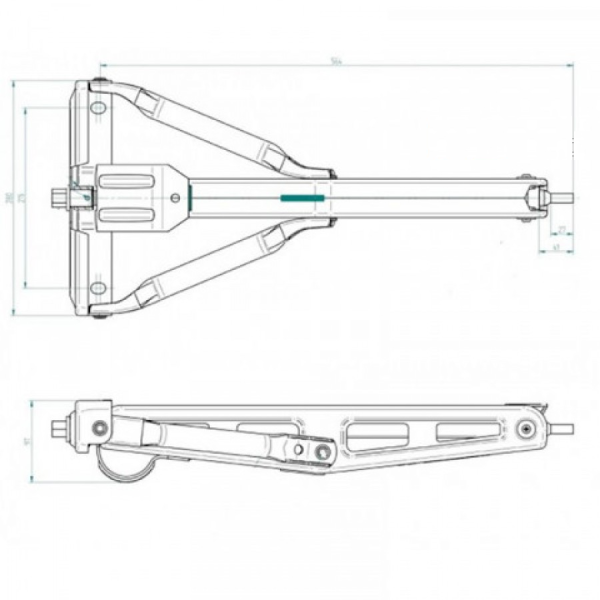 aveceve Гвинтова опора Knott Autoflex 1100 кг 6X1197.004