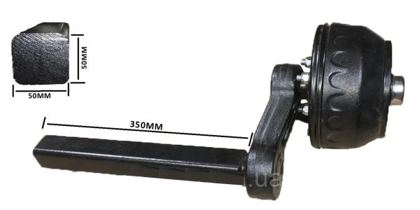 мумууум Важіль F250 лівий 112×5 M12×1,5 в зборі-ROZETTA