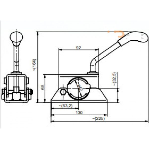 укппа Хомут опорного колеса Knott Autoflex LB42 6F0024.001