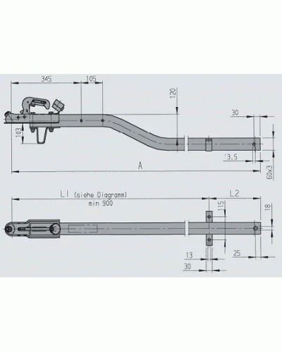 86478881947307-400x500 Дишло AL-KO К4 зігнуте чотиригранне 2810 мм 750 кг