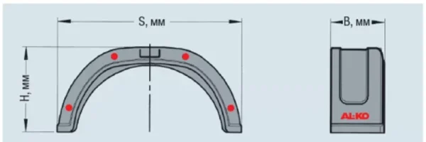 krilo-prichepa-brudozahisne-al-ko-compact-plastikove-140h490h195-mm-1258169-v52 Крило радіус 8 причепа брудозахисне AL-KO COMPACT пластикове 140х490х195 мм