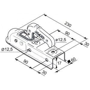 Сцепное устройство AL-KO AK 7 V PLUS 60/E 1224743EW