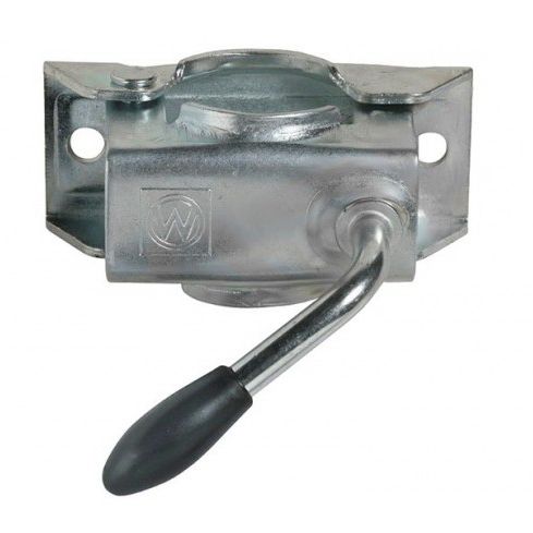 Хомут для опорного колеса KLE 48-GKK д 48 мм, з поворотною ручкою, стат. навантаження 250 кг, чавун