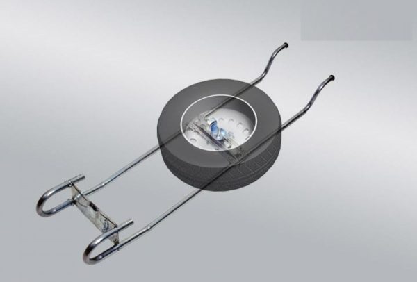 Тримач запасного колеса 1265-1515, оцинкований метал AL-KO